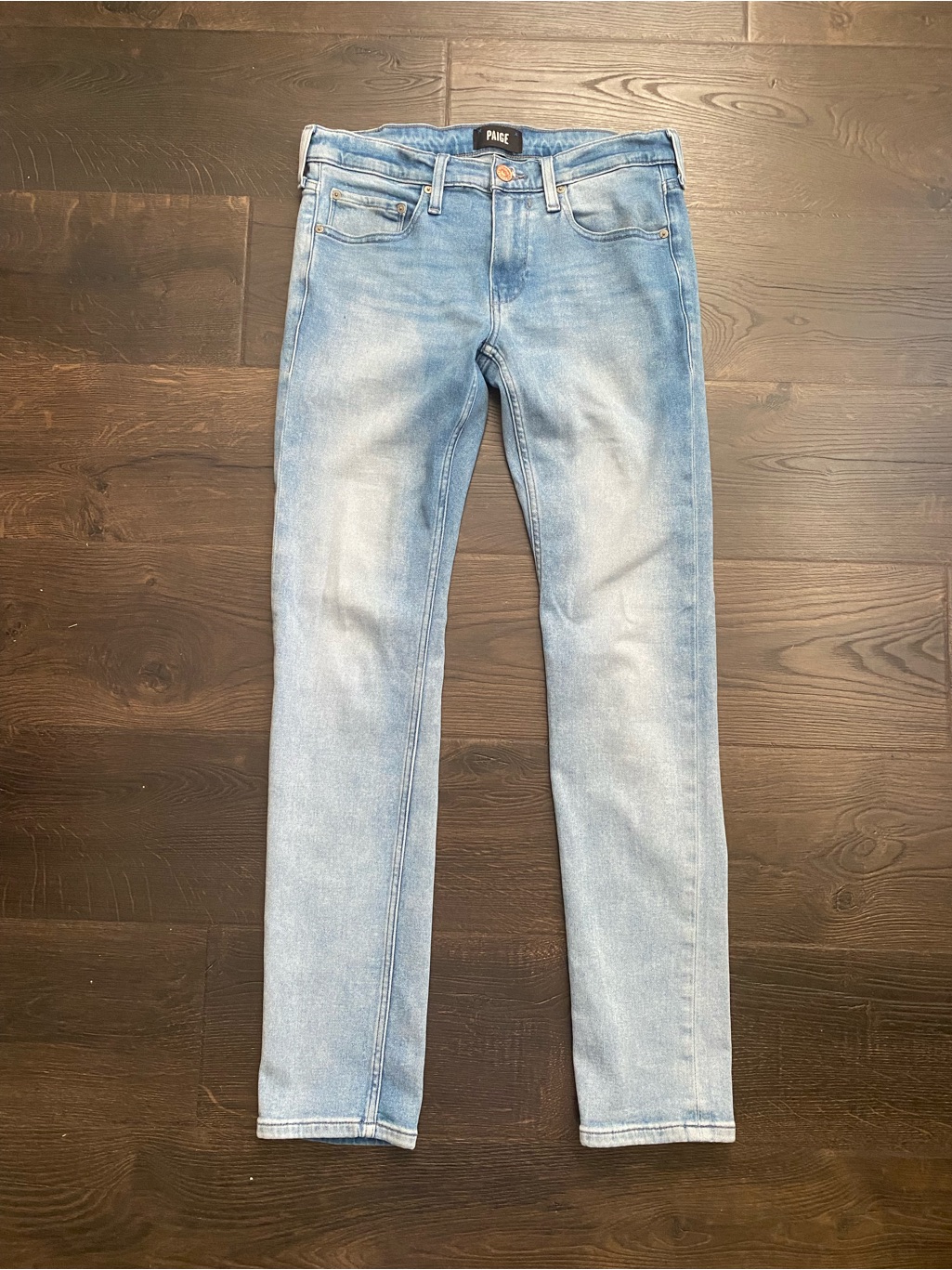 Paige Federal Jeans Jonah Men's Light Blue Jeans Sz 30 Cotton Blend